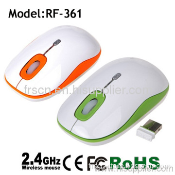 Rf-361 Optical Usb Mini Flat 3d Hot Wireless Mouse 
